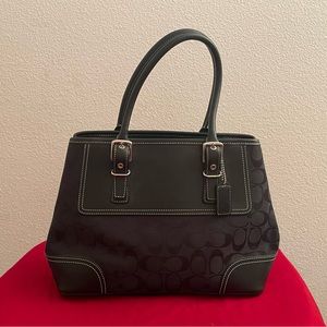 Coach signature purse